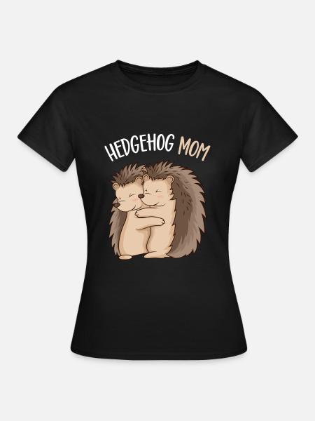 Igel Mama Haustier Frauen - Frauen T-Shirt - Schwarz