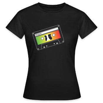 reggae - T-shirt Femme - noir - Devant - AI Model Female 172 dark (172cm)