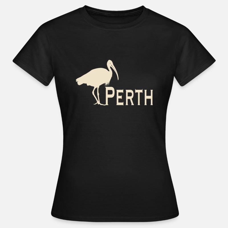 Bin Chicken Perth - Women's T-Shirt - black