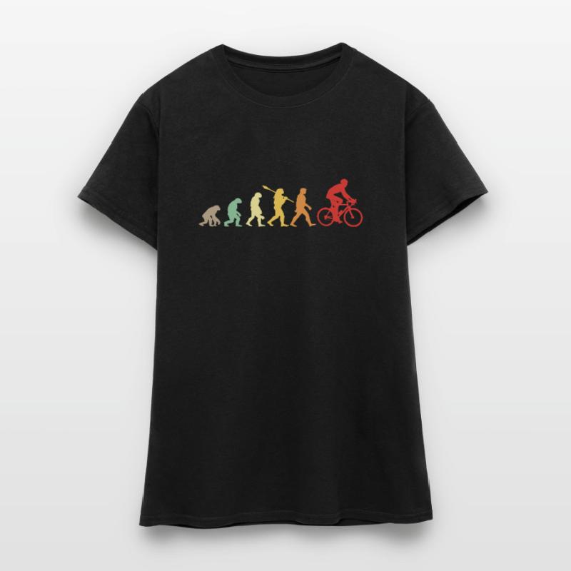 Évolution Darwin pour les Cyclistes 🚴‍♀️ T-shirt Femme