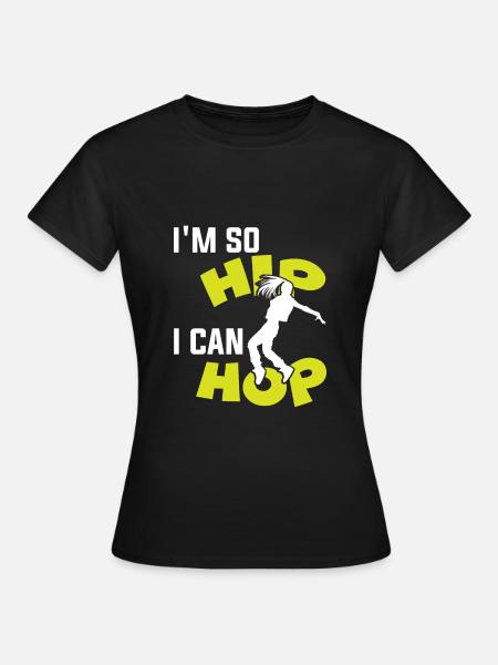 hip hop breakdance - T-shirt Femme - noir