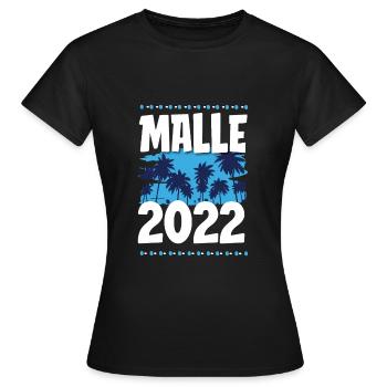 Malle 2022 - T-shirt Femme - noir - Devant - AI Model Female 172 dark (172cm)