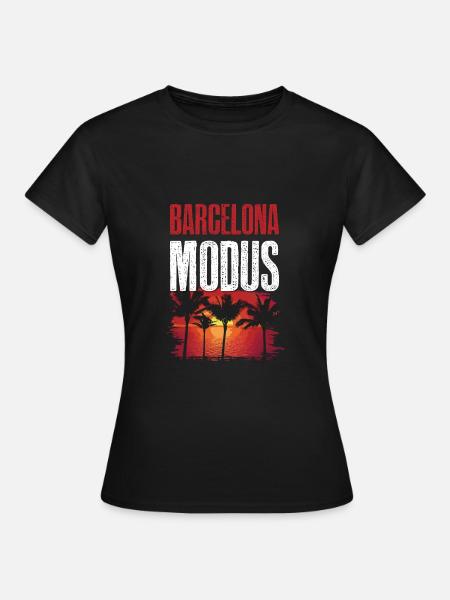 Barcelona Modus - Frauen T-Shirt - Schwarz