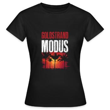 Mode Sables dorés - T-shirt Femme - noir - Devant - AI Model Female 172 dark (172cm)