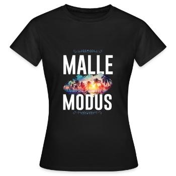 Malle Mode - T-shirt Femme - noir - Devant - AI Model Female 172 dark (172cm)