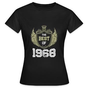 1968 best of - T-shirt Femme - noir - Devant - AI Model Female 172 dark (172cm)
