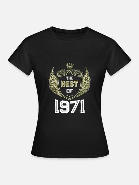1971 best of - Frauen T-Shirt - Schwarz