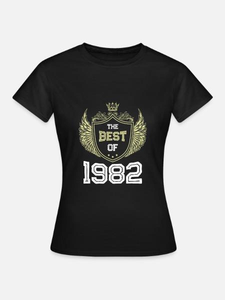 1982 best of - Frauen T-Shirt - Schwarz