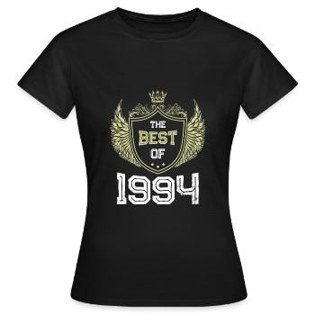 1994 best of - T-shirt Femme - noir - Devant - AI Model Female 172 dark (172cm)