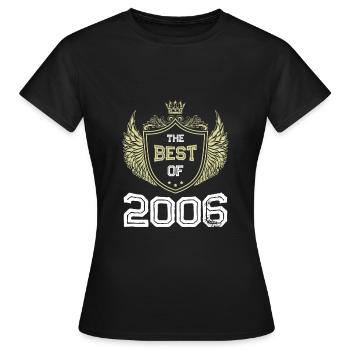 2006 best of - T-shirt Femme - noir - Devant - AI Model Female 172 dark (172cm)