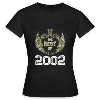 2002 best of - T-shirt Femme - noir - Devant - AI Model Female 172 dark (172cm)
