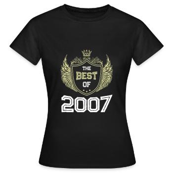 2007 best of - T-shirt Femme - noir - Devant - AI Model Female 172 dark (172cm)