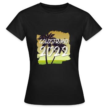 Sables d’Or 2022 - T-shirt Femme - noir - Devant - AI Model Female 172 dark (172cm)