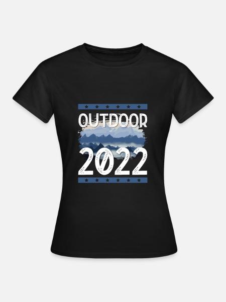 Outdoor 2022 - Frauen T-Shirt - Schwarz