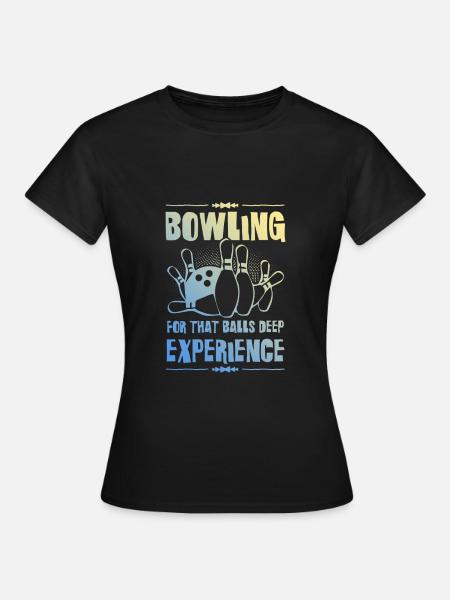 Bowling Experiment - Frauen T-Shirt - Schwarz
