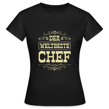 Weltbester Chef - Frauen T-Shirt - Schwarz - Vorne - AI Model Female 172 dark (172cm)