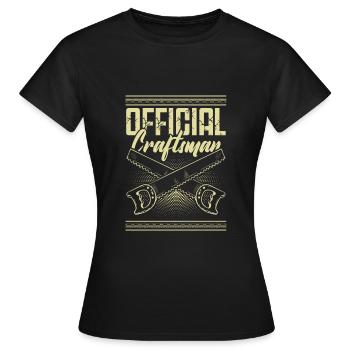 Artisan officiel - T-shirt Femme - noir - Devant - AI Model Female 172 dark (172cm)