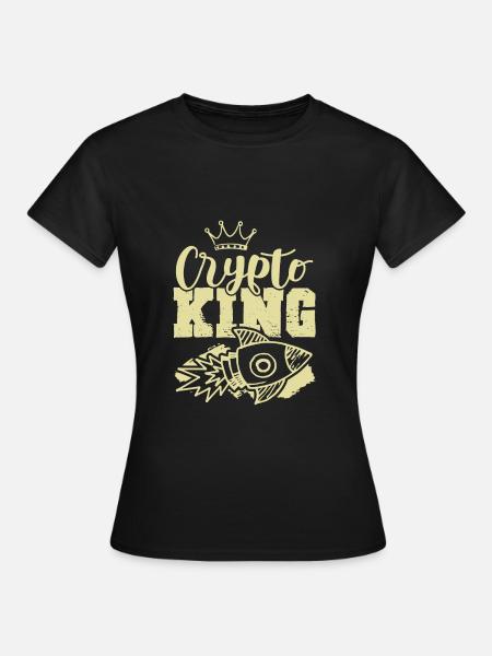 Crypto King - Frauen T-Shirt - Schwarz