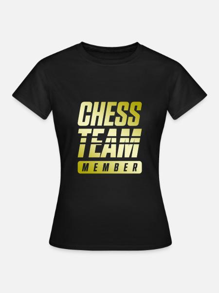Chess Team - Frauen T-Shirt - Schwarz