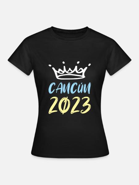 Cancun 2023 - Frauen T-Shirt - Schwarz