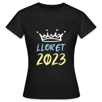 Lloret De Mar 2023 - Frauen T-Shirt - Schwarz - Vorne - AI Model Female 172 dark (172cm)
