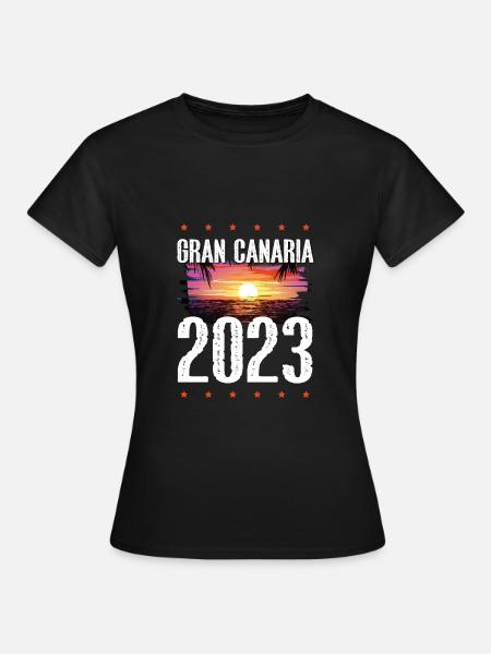 Gran Canaria 2023 - Frauen T-Shirt - Schwarz