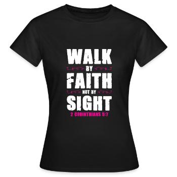 Bible Trust - Women's T-Shirt - black - Front - AI Model Female 172 dark (172cm)