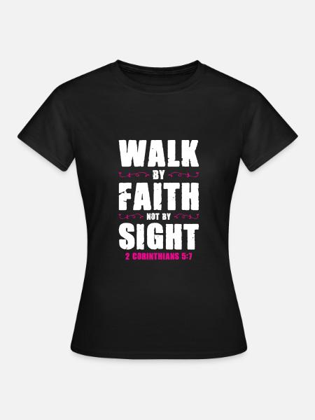 bibel vertrauen - Frauen T-Shirt - Schwarz