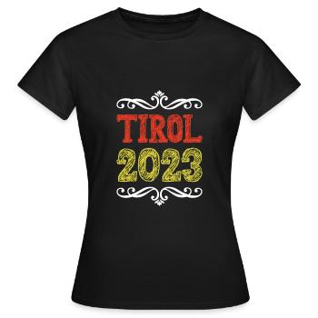 Tyrol 2023 - T-shirt Femme - noir - Devant - AI Model Female 172 dark (172cm)