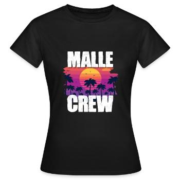 Tourisme Malle - T-shirt Femme - noir - Devant - AI Model Female 172 dark (172cm)