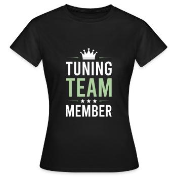Équipe de tuning - T-shirt Femme - noir - Devant - AI Model Female 172 dark (172cm)