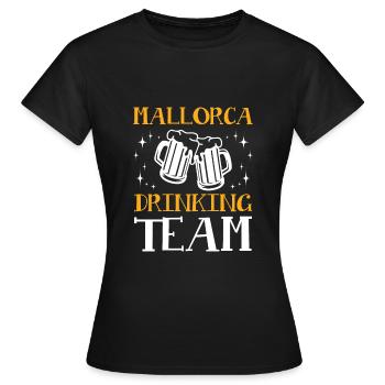 Majorque Équipe de Consommation - T-shirt Femme - noir - Devant - AI Model Female 172 dark (172cm)