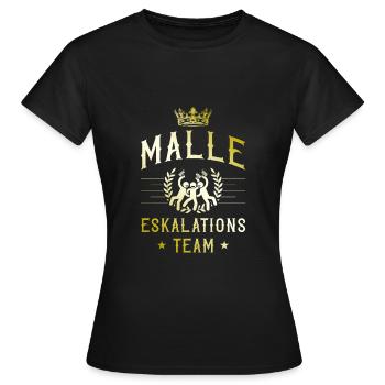 Escalade de Malle - T-shirt Femme - noir - Devant - AI Model Female 172 dark (172cm)