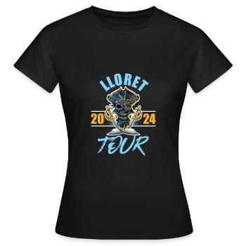 Lloret De Mar 2024 Skelett - Frauen T-Shirt - Schwarz - Vorne - AI Model Female 172 dark (172cm)
