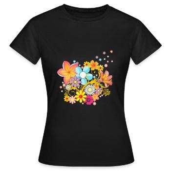 Spring spring time spring fever gift - Women's T-Shirt - black - Front - AI Model Female 172 dark (172cm)