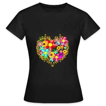 Spring spring time spring fever gift - Women's T-Shirt - black - Front - AI Model Female 172 dark (172cm)