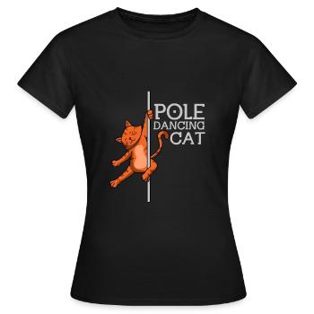 Poledance Stangentanz Pole Sport Fitness Geschenk - Frauen T-Shirt - Schwarz - Vorne - AI Model Female 172 dark (172cm)