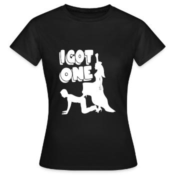 hen - Women's T-Shirt - black - Front - AI Model Female 172 dark (172cm)