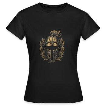 Légionnaire romain Soldat romain de César - T-shirt Femme - noir - Devant - AI Model Female 172 dark (172cm)