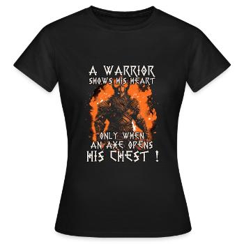 Ragnarok Der Untergang der Götter Wikinger - Frauen T-Shirt - Schwarz - Vorne - AI Model Female 172 dark (172cm)