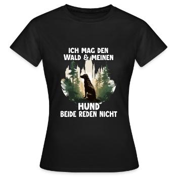 Proverbes canins Propriétaire de chien Cadeau - T-shirt Femme - noir - Devant - AI Model Female 172 dark (172cm)