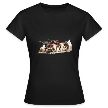 infanterie de ligne soldats napoléoniens grenadier - T-shirt Femme - noir - Devant - AI Model Female 172 dark (172cm)