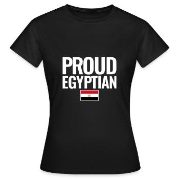 Fier Egypte Egypte Egypte - T-shirt Femme - noir - Devant - AI Model Female 172 dark (172cm)
