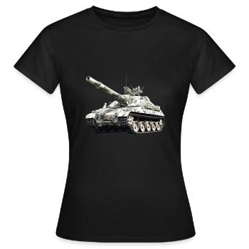 Legendäre Panzerhaubitze 2. Weltkriegs Soldaten - Frauen T-Shirt - Schwarz - Vorne - AI Model Female 172 dark (172cm)