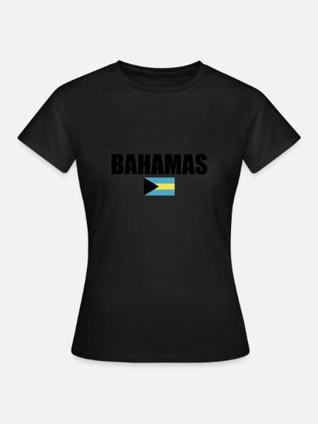 Bahamas Drapeau des Bahamas Bahama - T-shirt Femme - noir