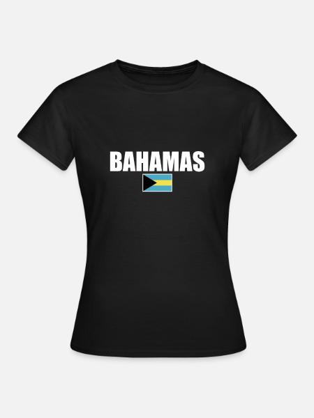 Bahamas Drapeau des Bahamas Bahama - T-shirt Femme - noir