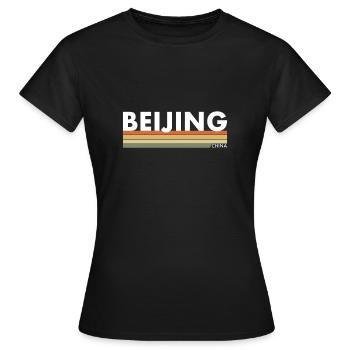 Pékin Chine Chine Chinois - T-shirt Femme - noir - Devant - AI Model Female 172 dark (172cm)
