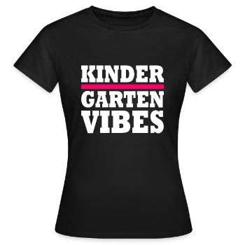 kindergarten vibes - T-shirt Femme - noir - Devant - AI Model Female 172 dark (172cm)