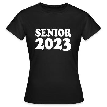 Senior 2023 - Frauen T-Shirt - Schwarz - Vorne - AI Model Female 172 dark (172cm)