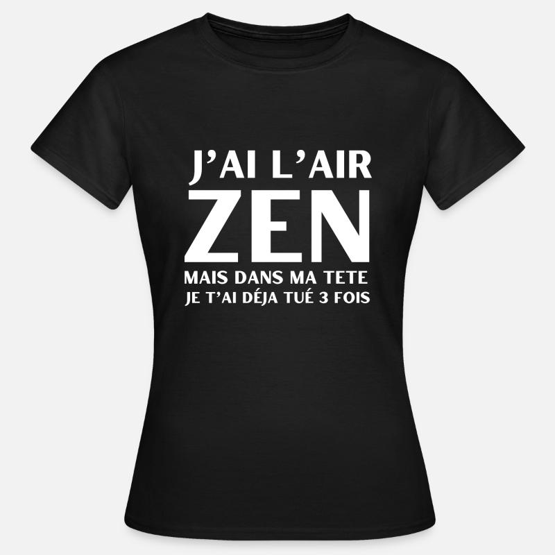 Dans ma tête - Women's T-Shirt - black